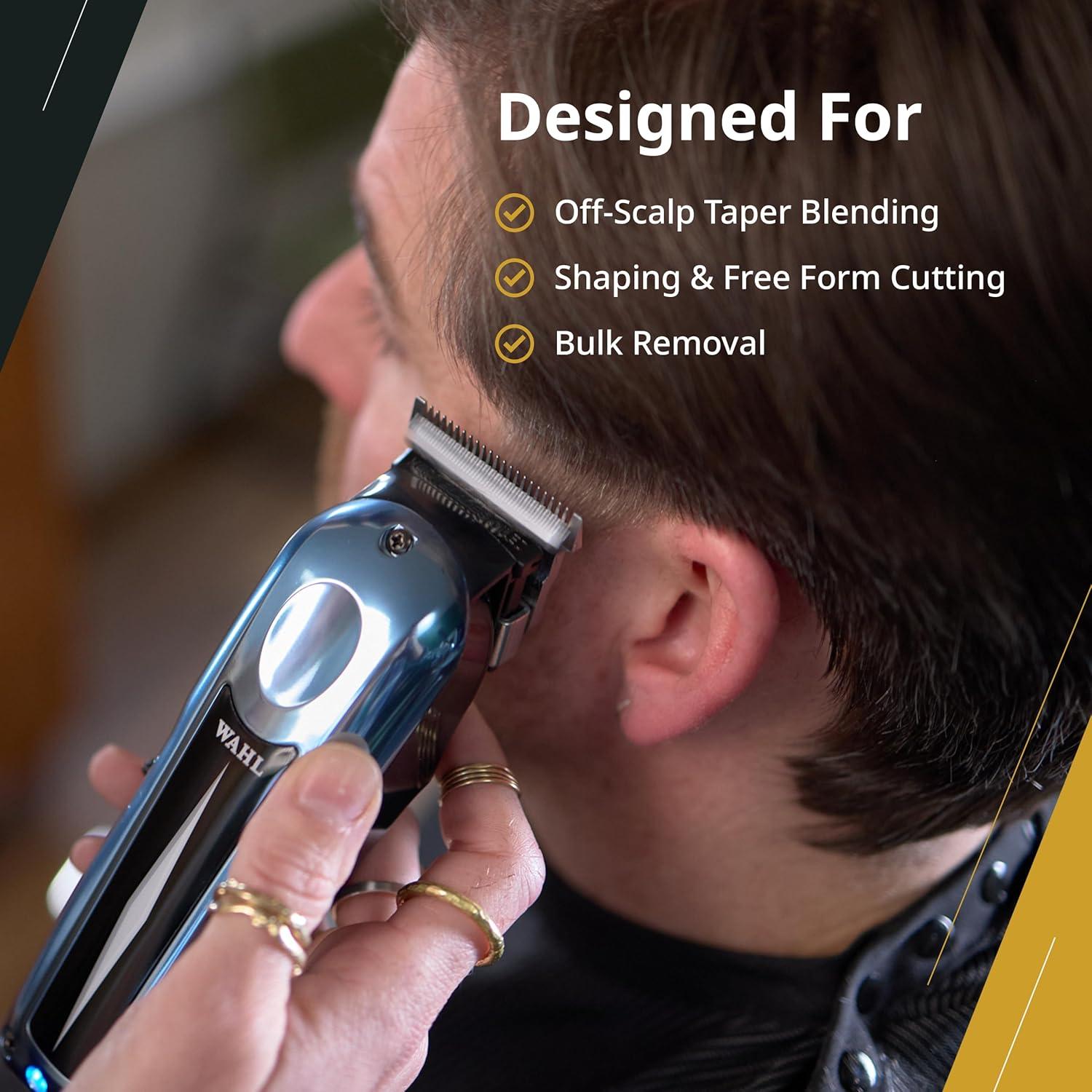 imageWahl Professional Super Taper X Cordless Clipper StaggerTooth Blade Powerful Rotary Motor Grooming Tool 100Minute Runtime