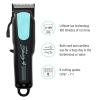 imageWahl Professional  Sterling 4  Cordless Hair Clippers for Men and Women  Professional BarberQuality Hair Cutting ToolsBlackAqua