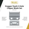 imageWahl Professional 2 Hole Stagger Tooth Clipper Blade Replacement Fits Cordless Magic Clip