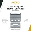 imageWahl Professional 3 Hole Clipper Blade Designer Adjusto Lock Replacement Blade Fits Senior Cordless Designer Pilot Clippers