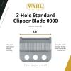 imageWahl Professional 3 Hole Standard Clipper Blade 0000 Replacement Fits Designer Senior Cordless Sterling Clippers