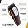 imageWahl Professional 5 Star Series CordCordless Magic Clip  Full Size Hair Clipper with Precision Blades Lithium Ion Battery and 100 Minute Run Time for Professional Barbers ampamp StylistsBurgundy