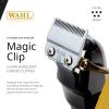imageWahl Professional 5 Star Series Magic Clip Corded Clipper Precision Fade Zero Overlap Adjustable Blades V9000 Motor Chrome