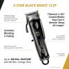 imageWahl Professional 5Star Kit with Cordless Magic Clip Clipper Detailer Li Trimmer Vanish Shaver ampamp Power Station Charging Dock 100 Minutes Runtime