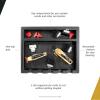 imageWahl Professional Barber Tray 5 Slot Organizer with NonSlip Material for Clippers and Guides