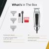 imageWahl Professional Detailer Corded Trimmer Adjustable T Blade Black Rotary Motor Complete Kit