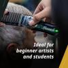 imageWahl Professional Launch Trimmer Cordless Compact 6000 RPM Rotary Motor Wide Detachable TBlade 2 Hour Runtime
