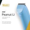 imageWahl Professional Peanut Li Cordless Trimmer Compact Lightweight USBC Quick Charge High Powered Rotary Motor Blue
