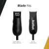 imageWahl Professional Peanut Snap Clipper Trimmer Blade Replacement For Model 20681001 Black