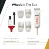 imageWahl Professional Peanut Trimmer Corded Lightweight Powerful Rotary Motor Includes 4 Trimming Guides AccessoriesClassic White