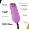 imageWahl Professional Peanut Trimmer Corded Lightweight Powerful Rotary Motor Includes 4 Trimming Guides AccessoriesOrchidBlack