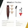 imageWahl Professional Razor Edger 5Star Corded Barber Trimmer Zero Gap T Blade
