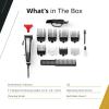 imageWahl Professional Sterling 9 Corded Clipper Adjustable Blade High Performance Hair Cutting Tool Silver