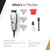 imageWahl Professional Stylist Corded Clipper Adjustable Blade Precision Electric Hair Cutting Tool Silver
