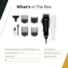 imageWahl Professional Taper 2000 Corded Clipper Adjustable Blade High Performance Hair Cutting Tool Black