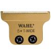 imageWahl Professional T Wide Gold Plated Blade Set DLC Titanium Coated Adjustable Zero Overlap Replacement Fits Cordless Detailer Li