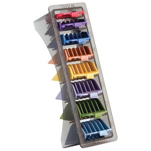 imageWahl Professional Cutting Guides 18 Color Coded Clipper Guards Durable Easy To Use
