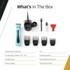 imageWahl Professional Sterling Mag Cordless Trimmer Lithium Ion QuickDetach Blade 120 Minute Run Time Includes Charging StandBlackAqua