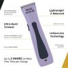 imageWahl Professional Sterling Mag Cordless Trimmer Lithium Ion QuickDetach Blade 120 Minute Run Time Includes Charging StandLavender and Navy