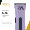 imageWahl Professional Sterling Mag Cordless Trimmer Lithium Ion QuickDetach Blade 120 Minute Run Time Includes Charging StandLavender and Navy