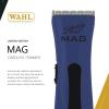 imageWahl Professional Sterling Mag Cordless Trimmer Lithium Ion QuickDetach Blade 120 Minute Run Time Includes Charging StandMidnight Blue