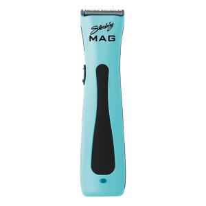 imageWahl Professional Sterling Mag Cordless Trimmer Lithium Ion QuickDetach Blade 120 Minute Run Time Includes Charging StandBlackAqua